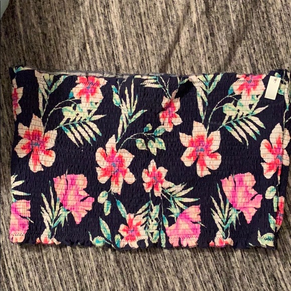 PINK Victoria's Secret Tops - floral print tube top/ bralette by VS pink